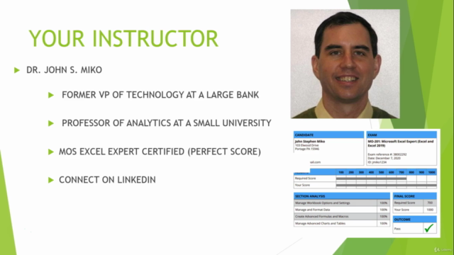 Learn Excel Pivot Tables in 2 Hours with Dr. John Miko – Screenshot 1