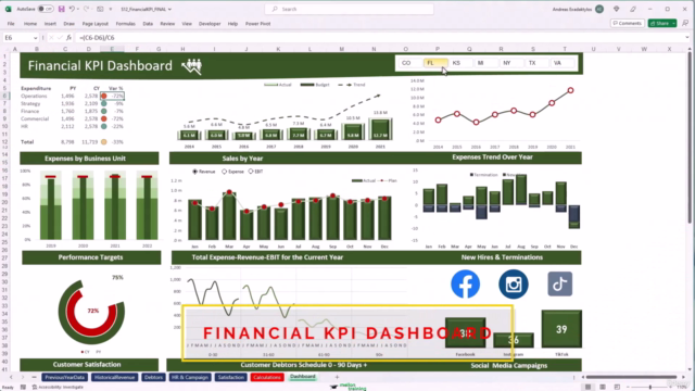 Microsoft Excel Dashboard and Data Analysis Masterclass – Screenshot 2