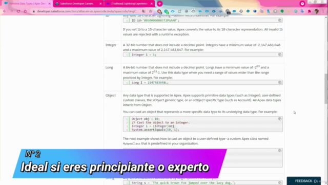 Programador Salesforce Principiante 2022 (Español) – Screenshot 2
