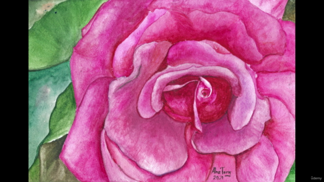 Master course in watercolor painting – Screenshot 2