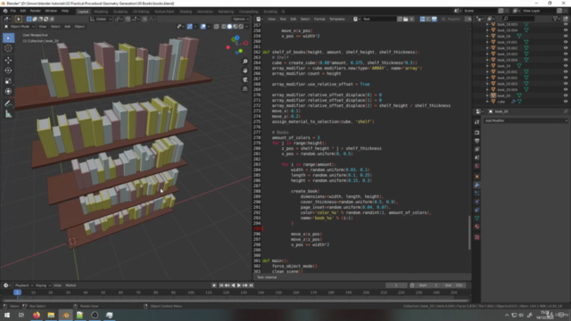 Procedural modeling in Blender with Python – Screenshot 3
