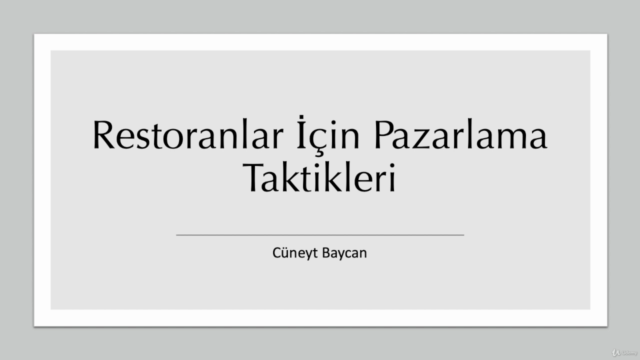 Restoranlar İçin Pazarlama Taktikleri – Screenshot 1