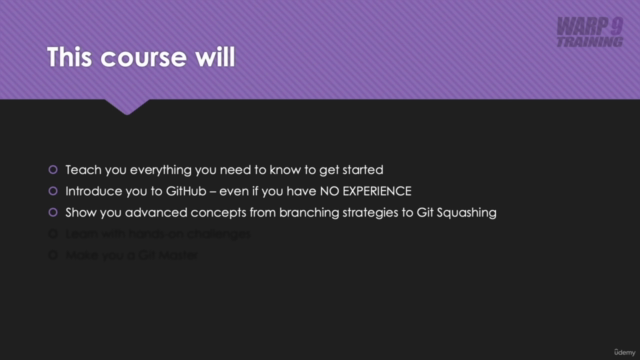 Git Masterclass – Screenshot 1