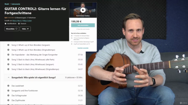 GUITAR CONTROL 2: Gitarre lernen für Fortgeschrittene – Screenshot 3