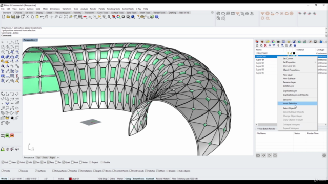 Grasshopper & Rhino Architectural Structure Curve Attractor – Screenshot 4