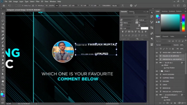 How to make Instagram Carousels/Posts Using Photoshop – Screenshot 2