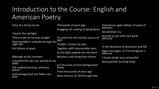 English and American Poetry – Screenshot 1