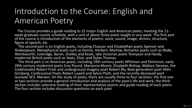 English and American Poetry – Screenshot 3