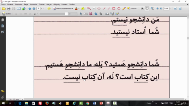 Farsça Gramer Kursu – Screenshot 1