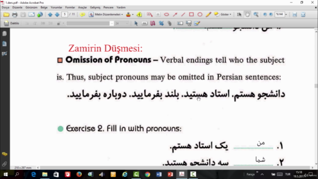 Farsça Gramer Kursu – Screenshot 2