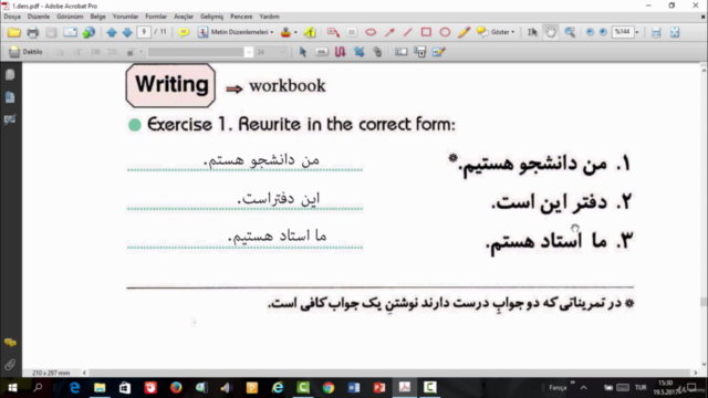 Farsça Gramer Kursu – Screenshot 4