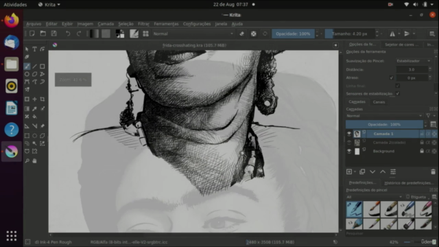 Ilustração com Krita – Screenshot 2
