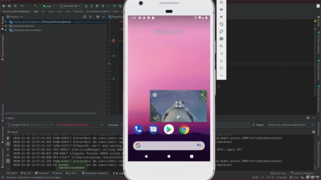 Implementing Android Picture-In-Picture (PIP) – Screenshot 3