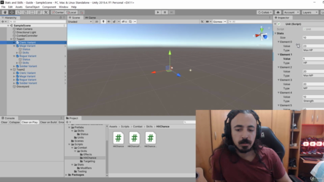 Desenvolvimento de Jogos: Sistemas de Stats e Skills – Screenshot 1