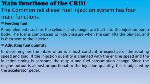 Automotive Engineering ; Common Rail Direct Injection(CRDI) – Screenshot 1
