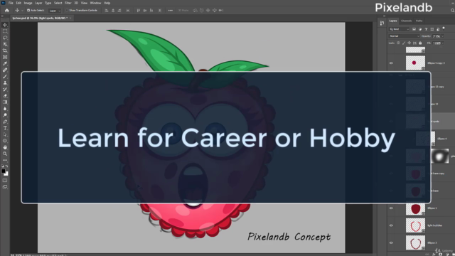 Cartoon Illustration in Photoshop- How to Draw Cute Cartoons – Screenshot 1