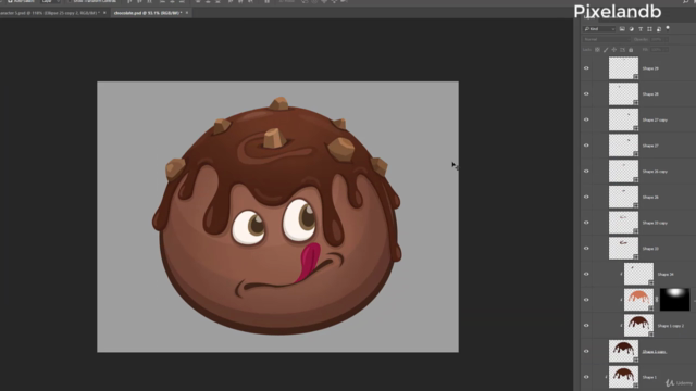 Cartoon Illustration in Photoshop- How to Draw Cute Cartoons – Screenshot 4