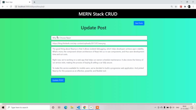 MERN Stack Basics for Beginners 2021 – Screenshot 2