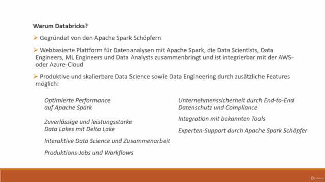 Spark mit Databricks in AWS für Data Science/Engineering – Screenshot 1