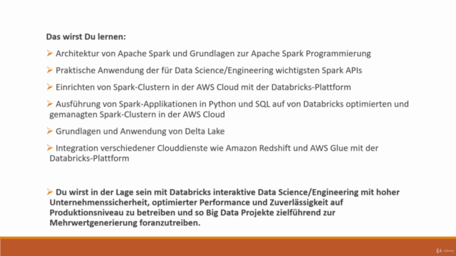 Spark mit Databricks in AWS für Data Science/Engineering – Screenshot 2