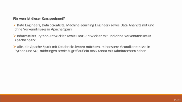 Spark mit Databricks in AWS für Data Science/Engineering – Screenshot 4