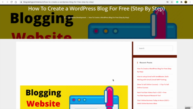 Create Professional Blogging Wordpress Website Step by Step - Screenshot_03