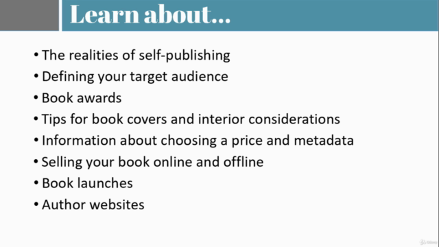 Book Promotion and Marketing for Self-Published Authors – Screenshot 1