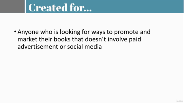 Book Promotion and Marketing for Self-Published Authors – Screenshot 3
