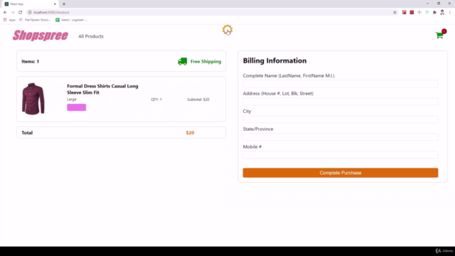Master Class: React 17 + Typescript Web Development – Screenshot 4