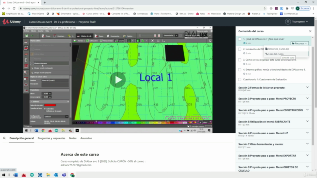 MasterClass - DIALux EVO 9 : Diseño de un proyecto completo. – Screenshot 4