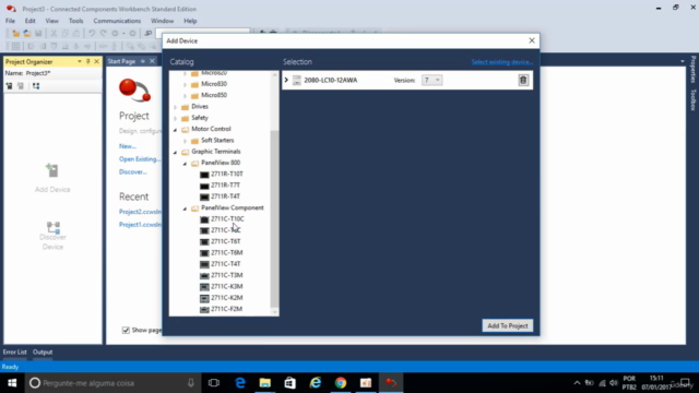 Programar CLP Allen Bradley Micro800 no CCW – Screenshot 3