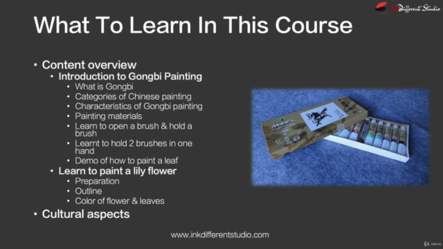 Relax With Chinese Painting - Introduction & Lily Flower – Screenshot 2