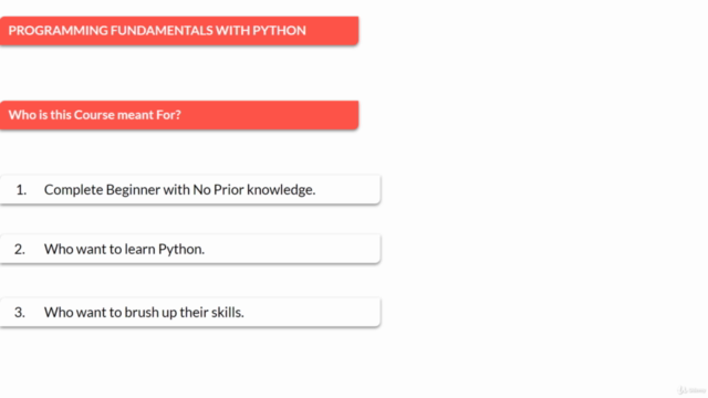 Programming Fundamentals with Python(Included OOP) – Screenshot 3