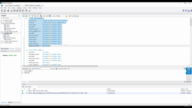 Administración de bases de datos con MySQL Workbench 2024 – Screenshot 3