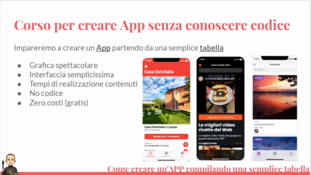 Corso per creare App senza essere programmatori Gratis – Screenshot 1
