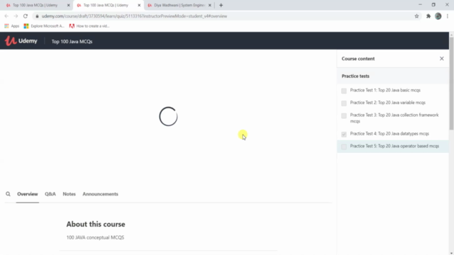 JAVA job interview exam prep – Screenshot 2