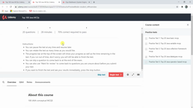 JAVA job interview exam prep – Screenshot 4