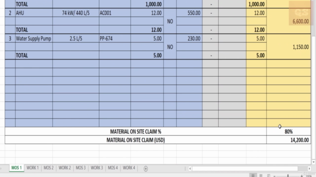 Quantity Surveying Templates for Effective Cost Management – Screenshot 2