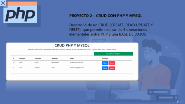 Master en PHP Moderno 7 y 8 POO, PDO, Mysql, SQL, PostgreSQL – Screenshot 1