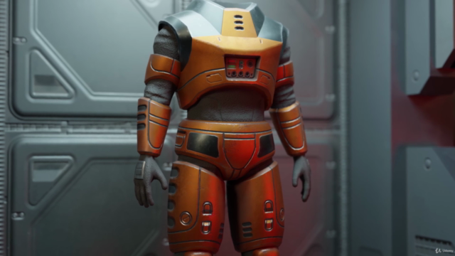 Sci-fi Character Armor - Blender and Substance Painter – Screenshot 1