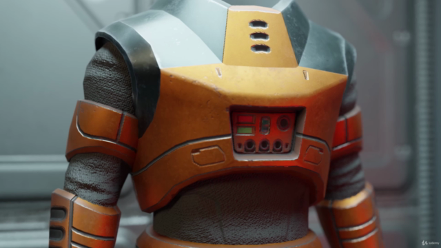 Sci-fi Character Armor - Blender and Substance Painter – Screenshot 2