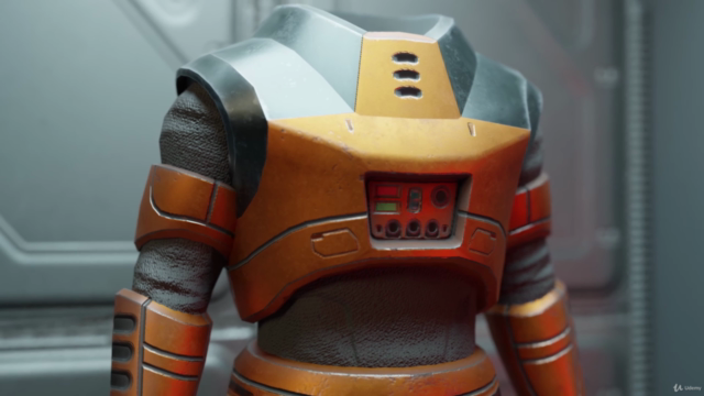 Sci-fi Character Armor - Blender and Substance Painter – Screenshot 4
