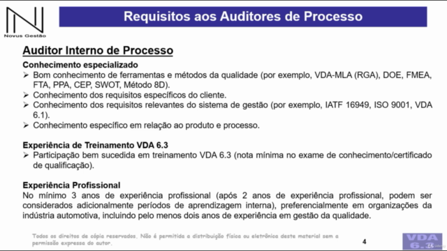 VDA 6.3 - Auditoria de Processo - 3ª Edição – Screenshot 2