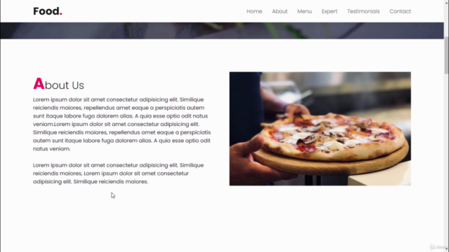 Responsive Website from Scratch using Html CSS & Javascript – Screenshot 1