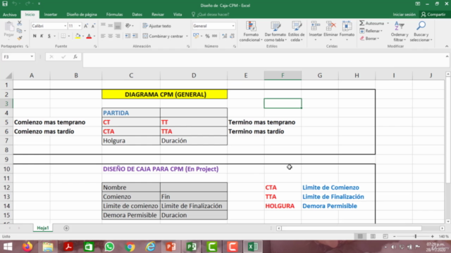 Programación de obra con Ms Project – Screenshot 1
