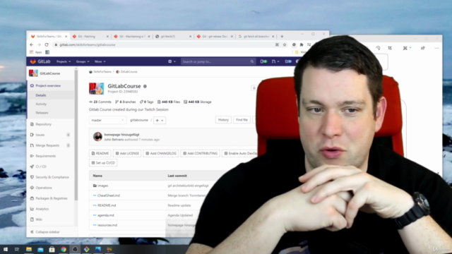 Git, GitLab und Github mit Versionskontrolle zum Erfolg – Screenshot 1