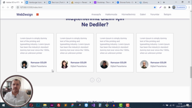 Adobe XD to HTML Eğitim Seti – Screenshot 3