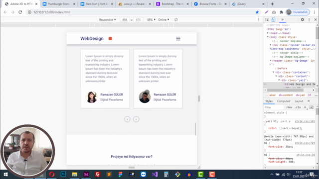 Adobe XD to HTML Eğitim Seti – Screenshot 4
