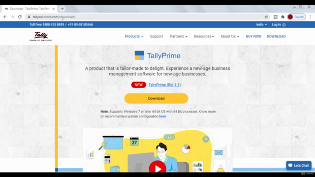 TallyPrime Training with GST – Screenshot 1