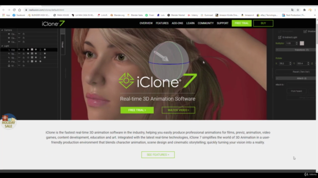Corso di IClone 7x dalla A alla Z – Screenshot 2